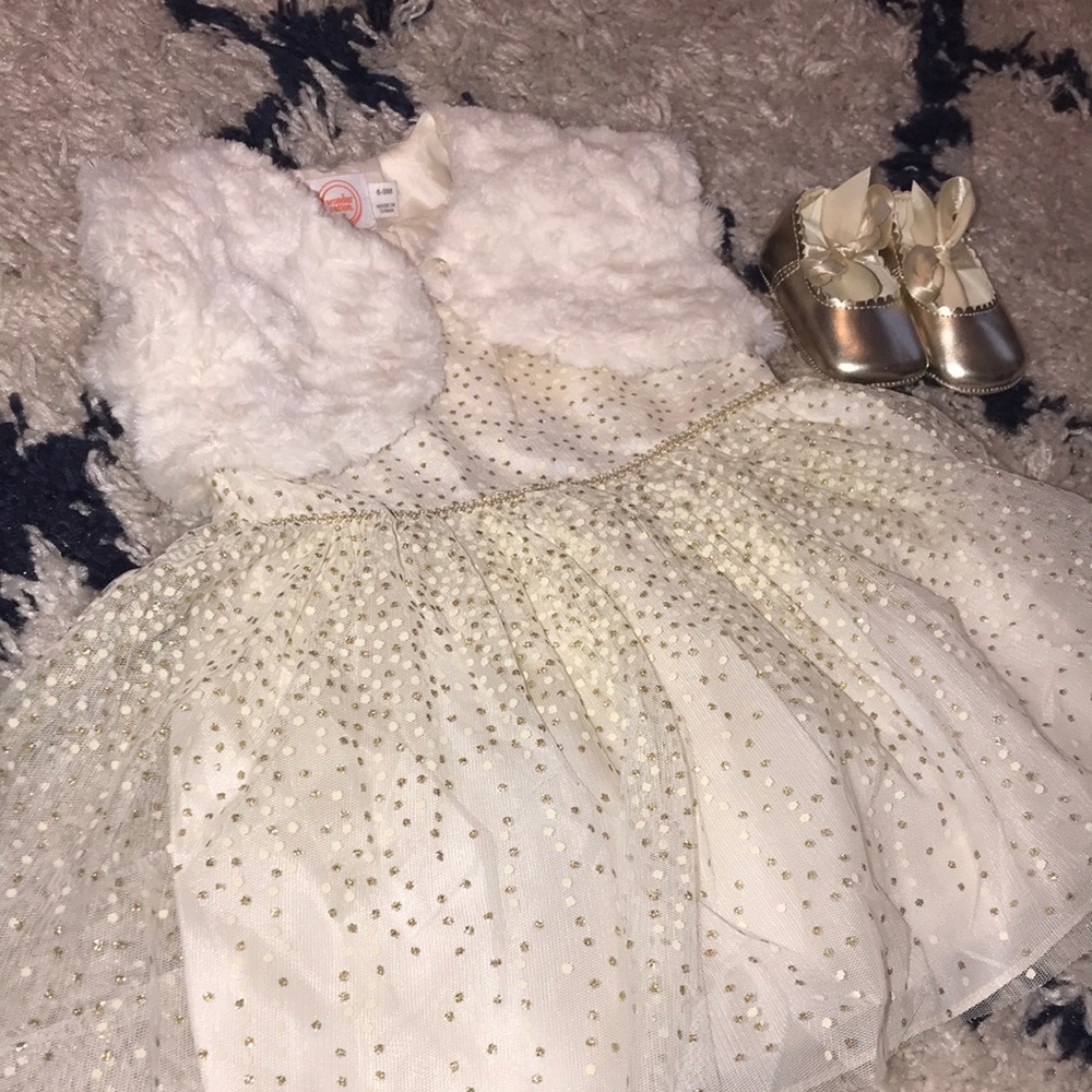 Baby Dress & Shoes